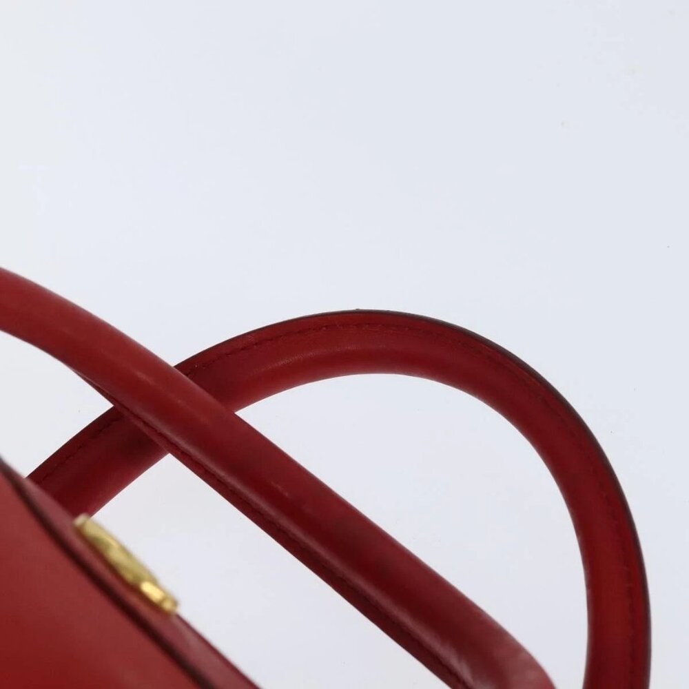 GUCCI Micro GG Canvas Boston Bag Red Gold - Picture 7 of 16